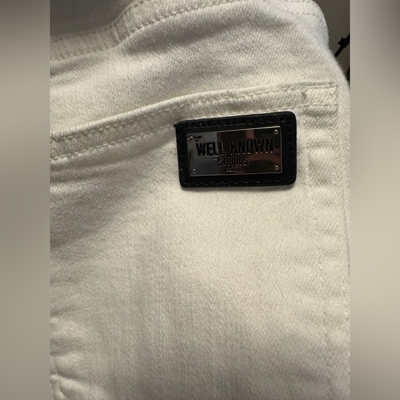 Well Known Studios The Dean Street Slim Fit Jeans White 32 - Picture 7 of 14